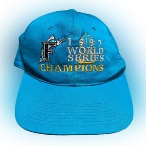 Vintage Florida Marlins 1997 World Series Champions Snapback Hat